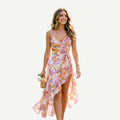 Jacira - Elegant Floral Summer Midi Dress for Weddings