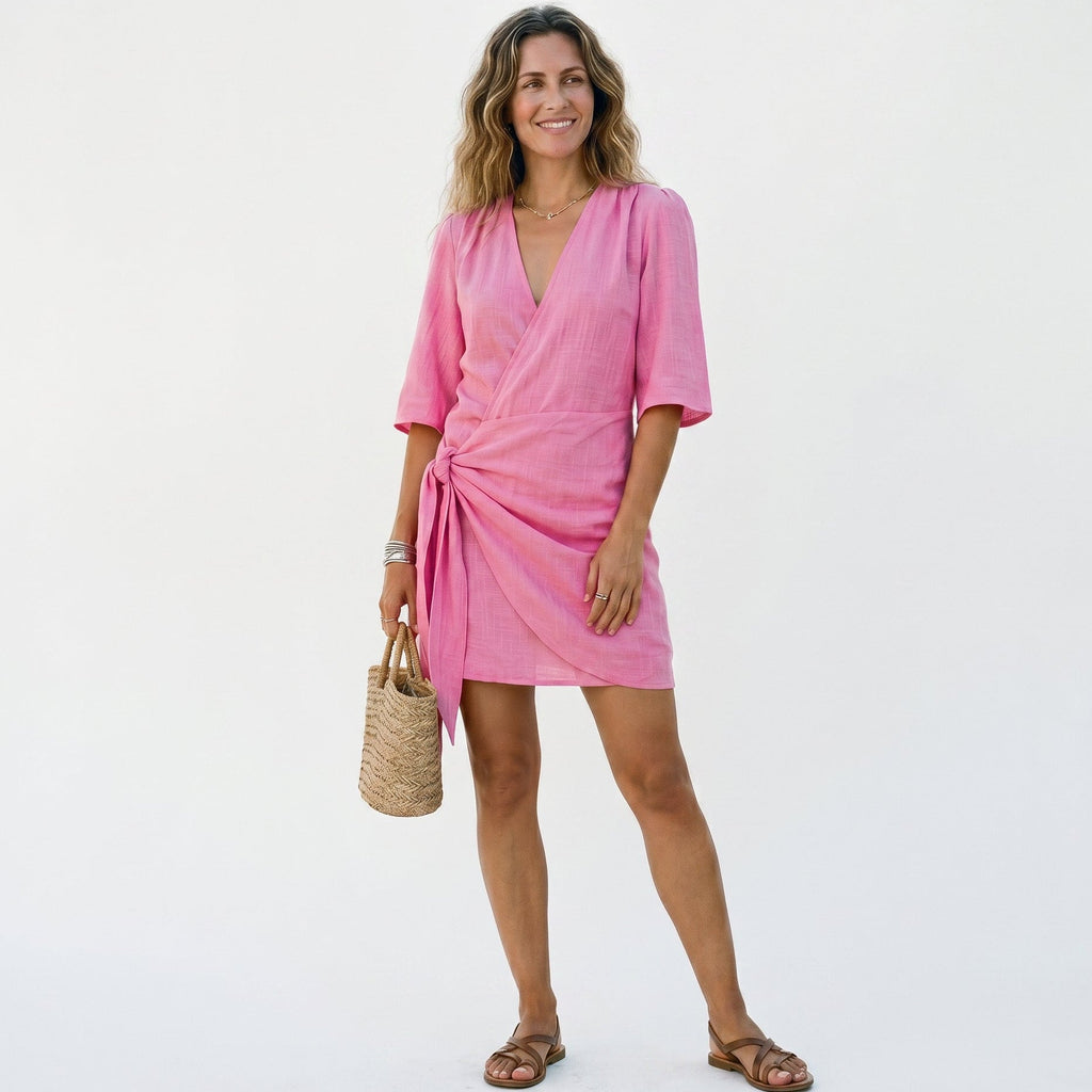 Loredana - Elegant Summer V-Neck Dress
