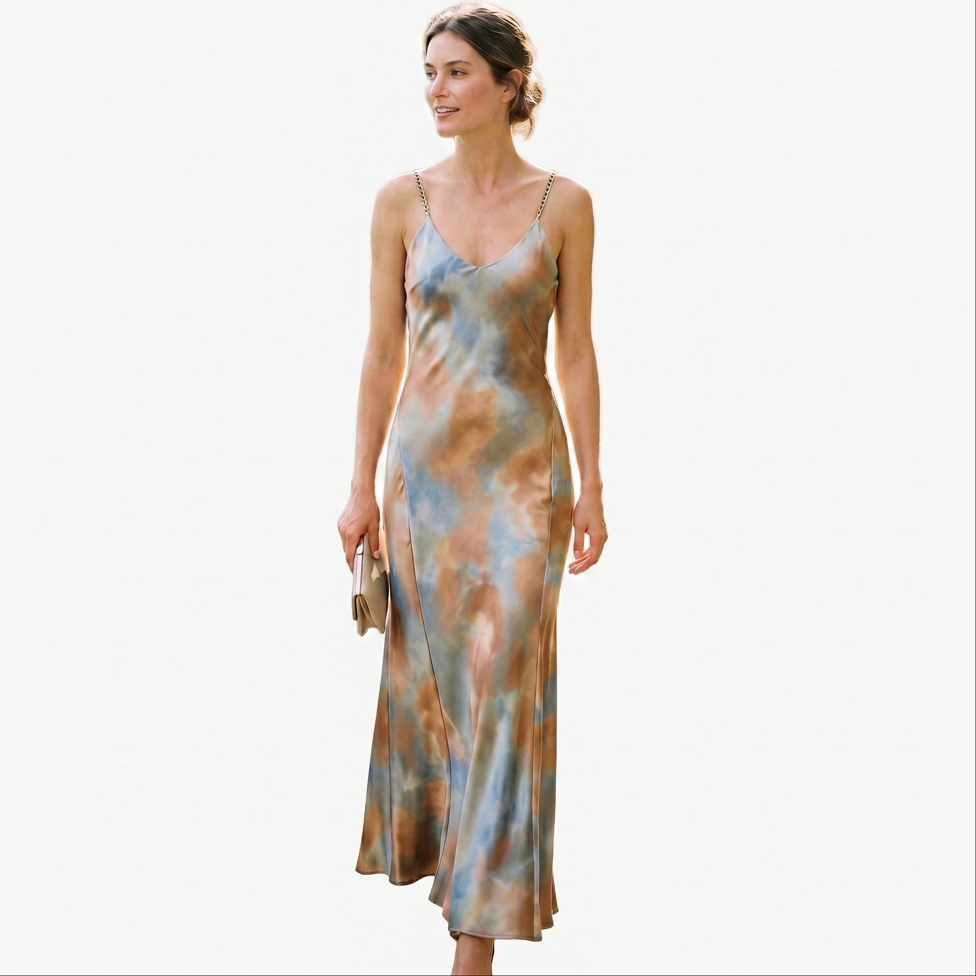 Maia - Elegant White Maxi Dress for Summer Events