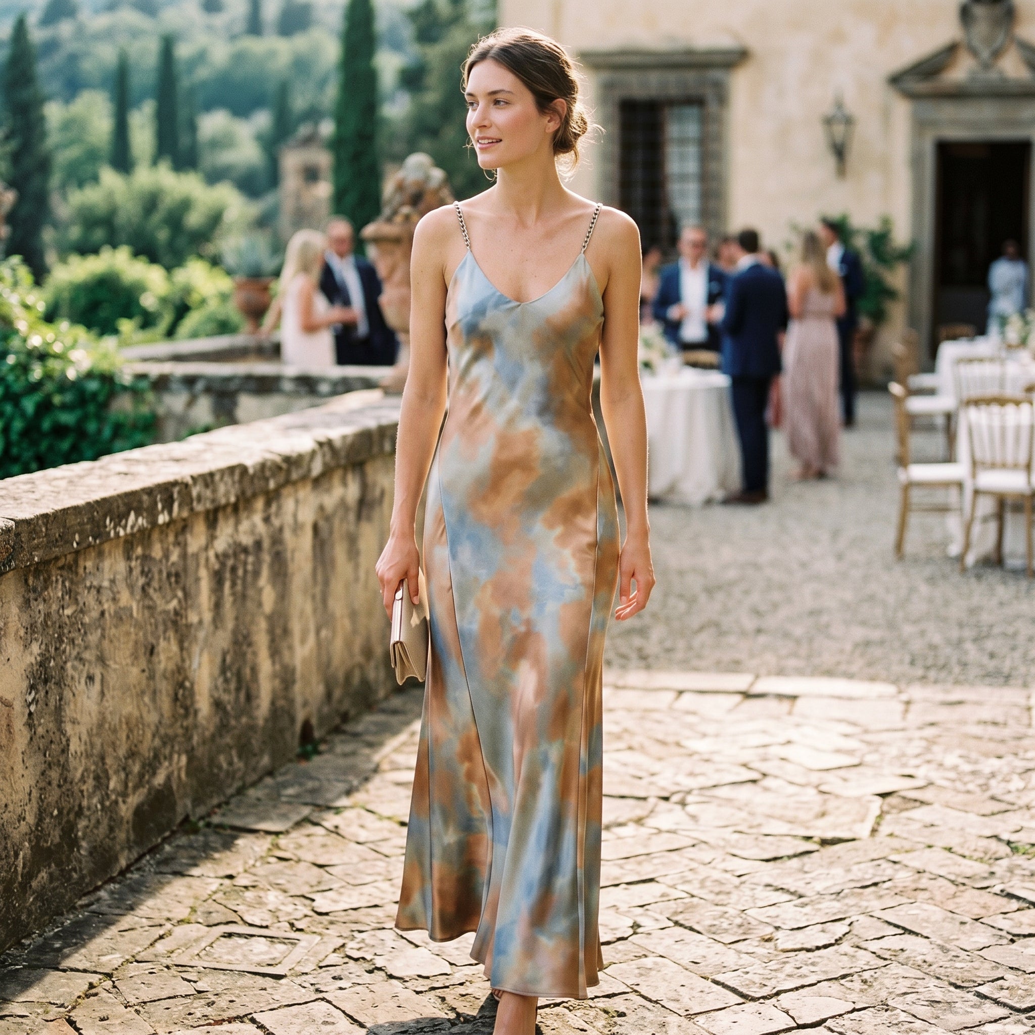 Maia - Elegant White Maxi Dress for Summer Events