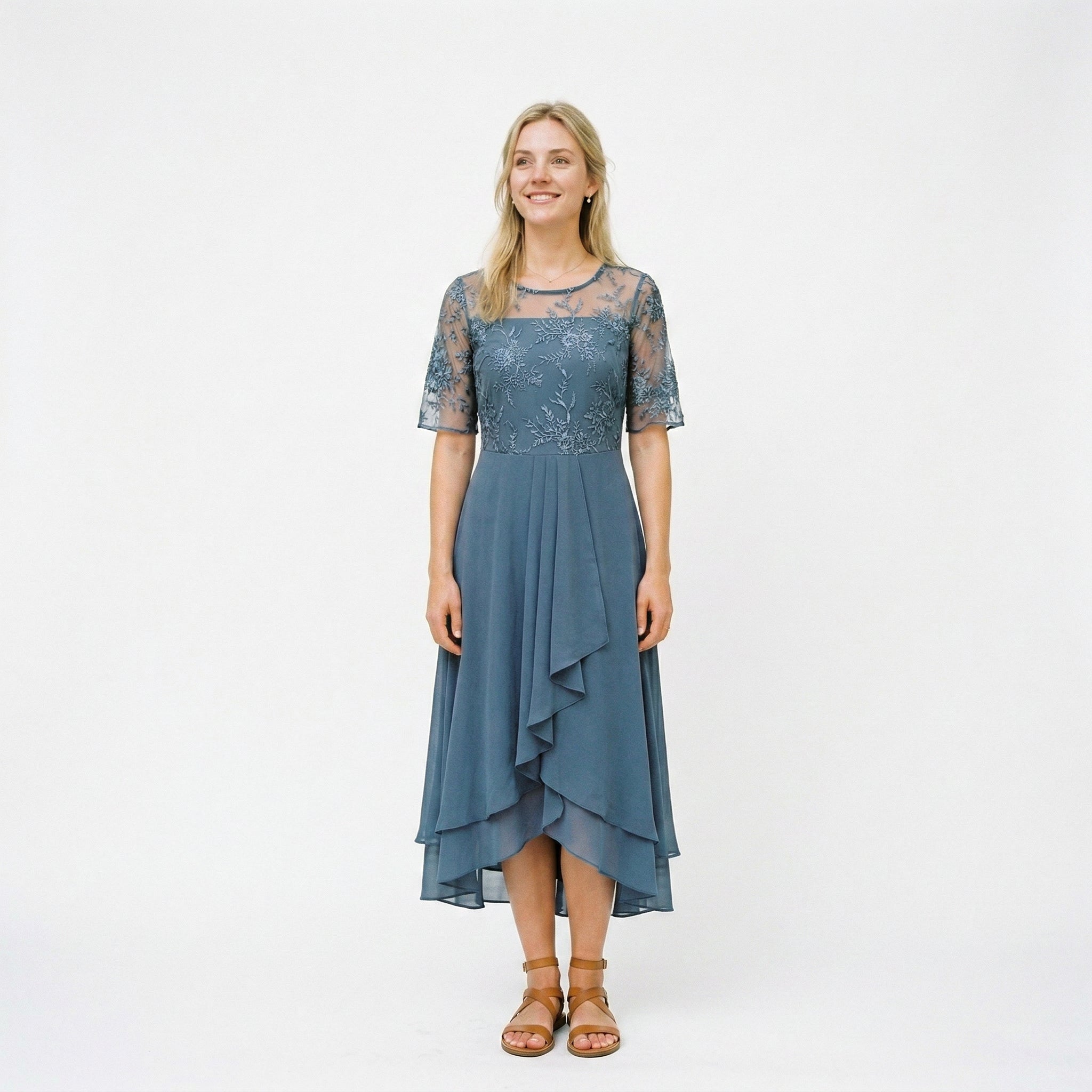 Elegant Lace Wedding Guest Dress for Formal Occasions