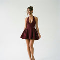 Elegant Off-Shoulder A-Line Mini Dress for Summer Parties
