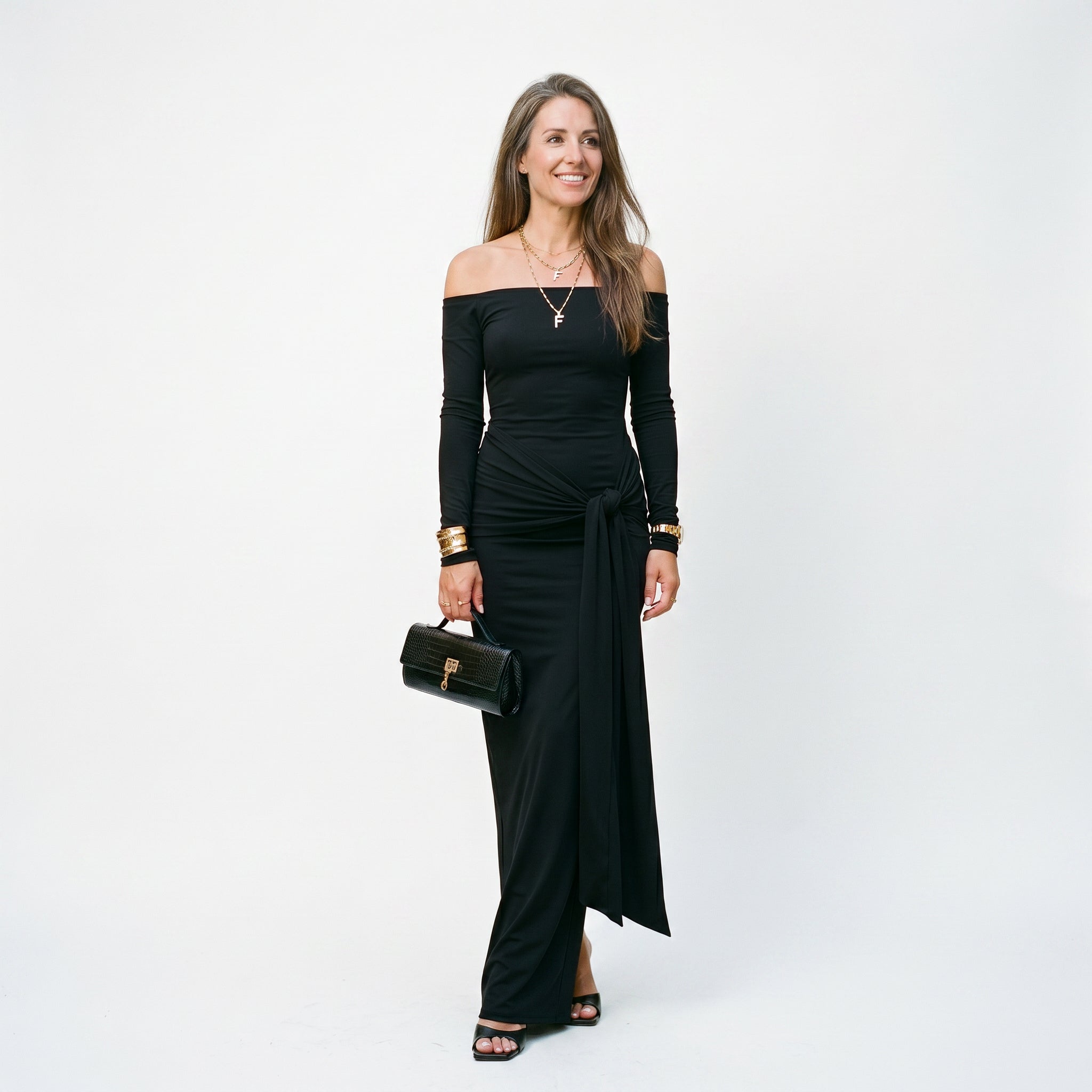 Joyci - Elegant One-Shoulder Satin Gown for Formal Dresses