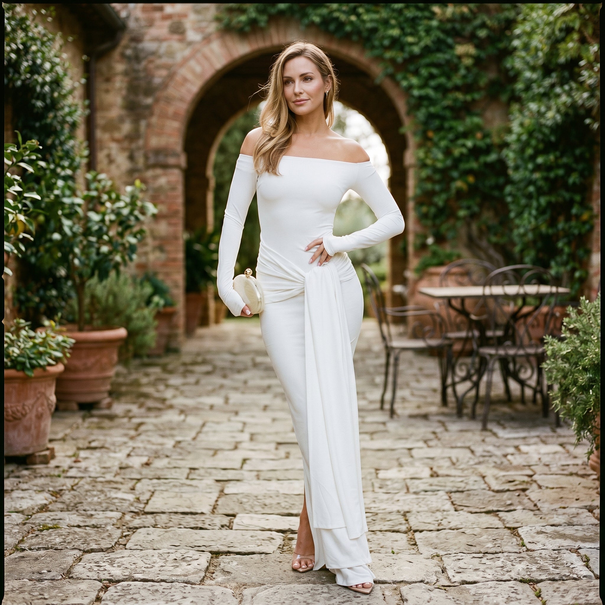 Joyci - Elegant One-Shoulder Satin Gown for Formal Dresses